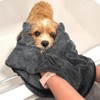 pet wiz Microfibre Noodle/Chenille Towel, Super Absorbent, Quick Drying, Lightweight,