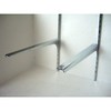 Royal Wooden Shelf Bracket, A-32/33, Chrome, 9.8 inches (250 mm),