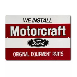 motorcraft Tin Metal Sign Auto Parts Garage Motorsports Racing Mechanic