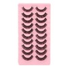 Pestañas Postizas, 10 Pares, Reutilizables, Suaves, 3D, Multicapa, Pestañas Postizas,