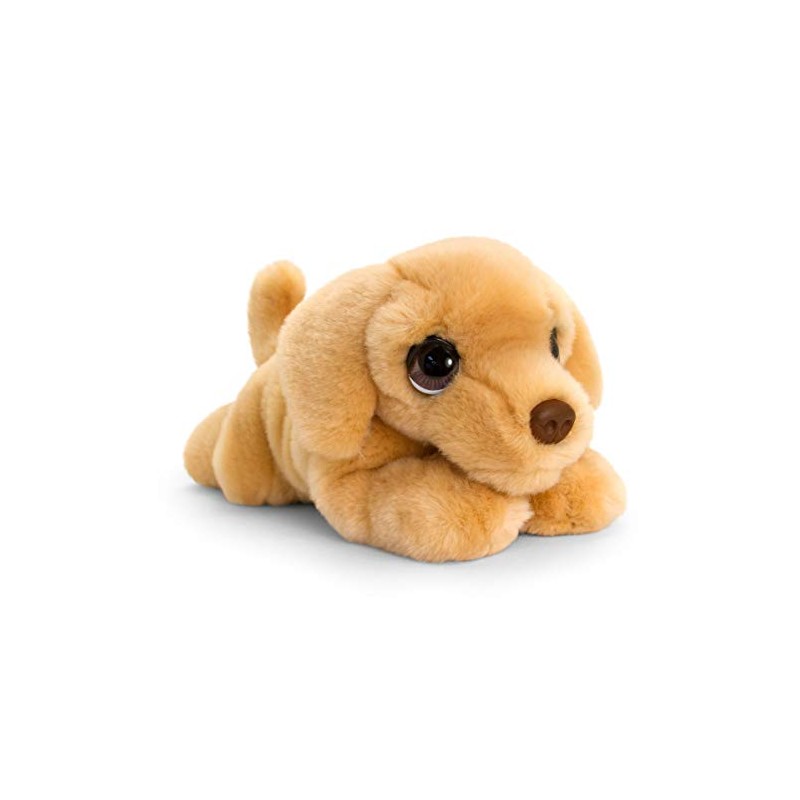 Keel Toys Yellow Labrador Dog Lying Down 30 CM