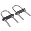 2Pcs 6mm AISI 316 Stainless Steel U Bolts with Plate