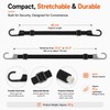 Elastic Motorcycle Helmet Strap for Rear Seat – Adjustable Nylon