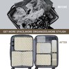 7 Pcs Compression Packing Cubes for Travel, Waterproof Suitcase Luggage