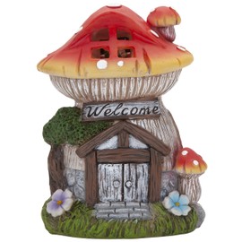 VFM - Toadstool Solar House, Fairy Garden Ornament