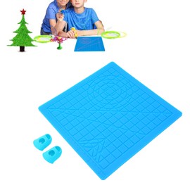 3D Pen Drawing Tool, 3D Printing Pen Mat, Convenient in Different Shapes with Basic Stencils, Finger Caps for 3D Printer for Adults for Kids