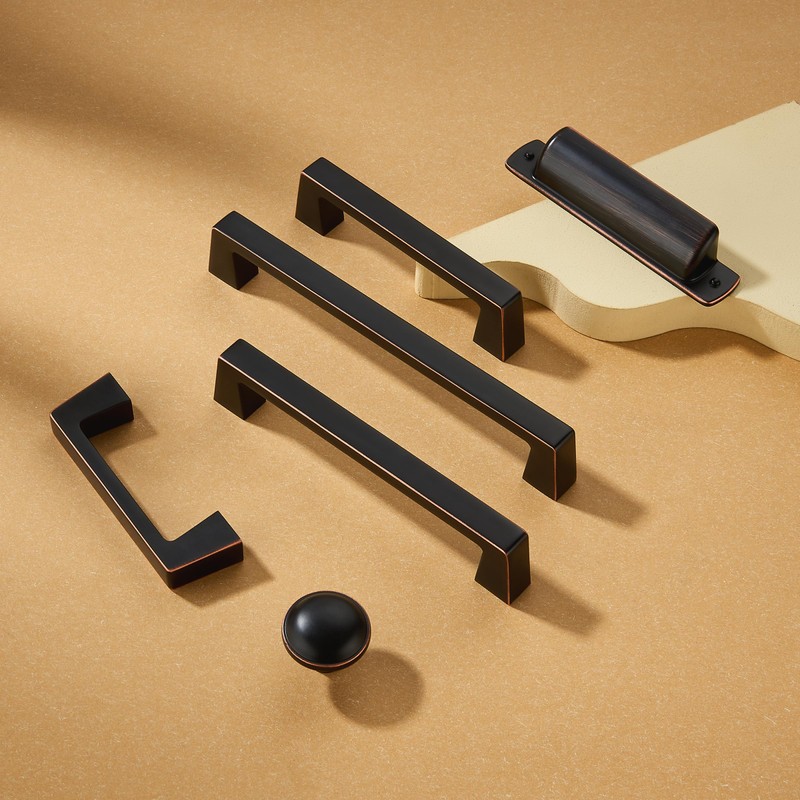 khtumeware 10 Pack 3" Drawer Pulls Oil Rubbed Bronze Cabinet