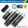 Thinkpro 7 Spline Lug Nut Socket Set,3 Piece 7 Point