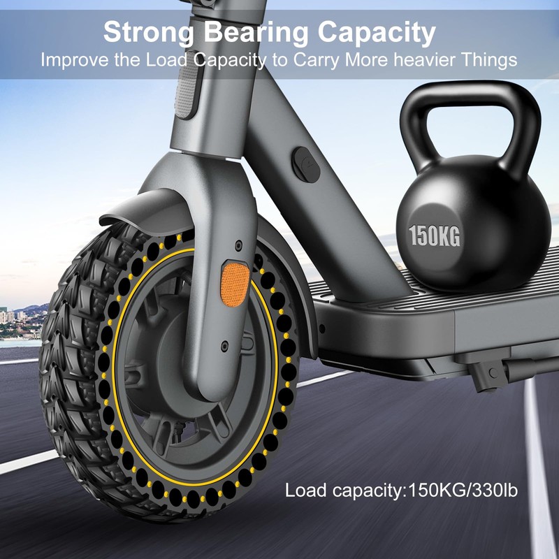 BANGTING 1PCS 60/70-6.5 Scooter Tire, 10x2.5 inch Tire Solid for