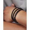 KRKC&CO Tennis Bracelets for Men Women, Black 5A CZ Bracelet,