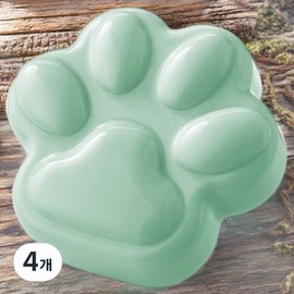 Scent scent for cats, foot skin, paw pads, dead skin cells, calluses removal, paw grinder green, 4 pieces per pack, 84g / 고양이 발전용 발향기 발피부 발바닥 각질 굳은살 제거 발 그라인더 그린 4개 1개입 84g