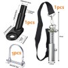 Bicycle Trailer Coupling Adapter Bicycle Towing Hitch with Locking Pin