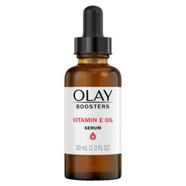 Olay Vitamin E Oil Serum, Nourishing Hydration Booster, Fragrance-Free, 1.0 Oz