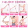 Yuio 2pcs 8-Shaped Resistance Bands with Handles, Elastic Resistance Bands