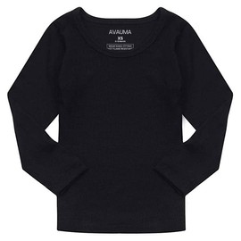 AVAUMA Baby Boys Girls Pajama Set Kids Toddler Snug fit Ribbed Sleepwear pjs for Daily Life Style (JS/Black(L))