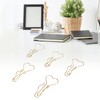 50pcs Heart Pen Clips Plated Metal Pen Holder Clips Small