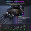 Luckit Gaming Headphones Stand, RGB Headset Stand with 12 Light