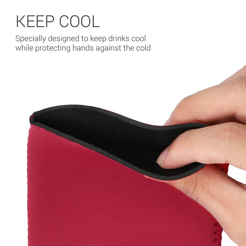 kwmobile 2x Can Cooler Cover 330ml / 355ml Can -