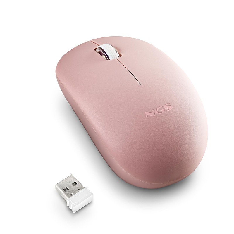 NGS Fog Pro Pink Wireless Mouse 1000 DPI Optical Mouse