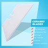 Lanties 10 Pack Ceramic Utility Blades High Hardness Replacement Blades