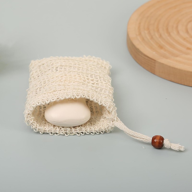 LeTradeJP Foaming Net, Soap Net, Soap Bag, Drawstring Bag, Pouch,