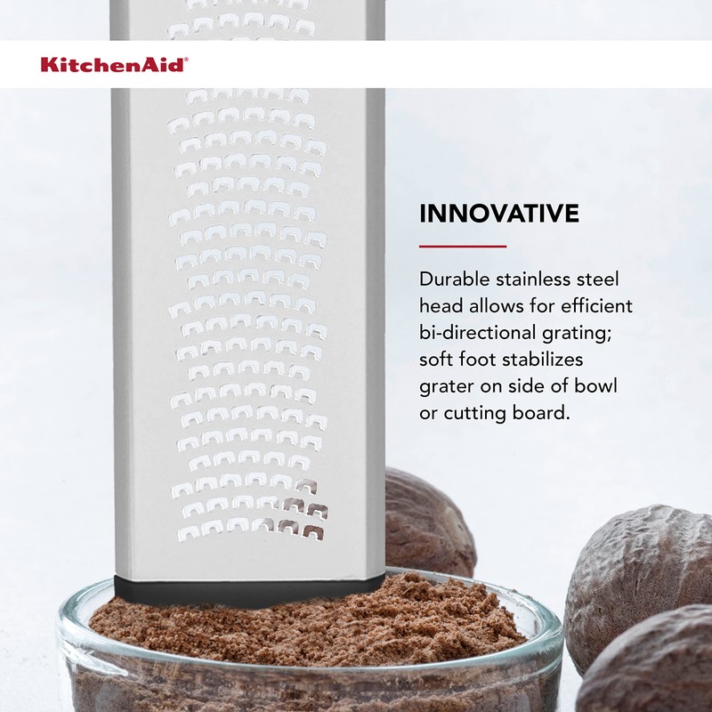 KitchenAid KE321OHOBA Classic Etched Fine Grater, One Size, Black 2