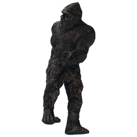 hobbyme Bigfoot Statue, Primitive Animal Tabletop Decorations,Solid Animals Durable Table Decor, Indoor Desk Decoration Gift for Home and Office Black