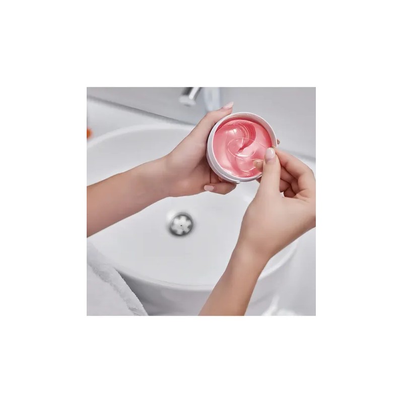 Parches Para Ojeras Con Agua De Rosas Y Ácido Hialurónico
