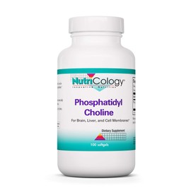Nutricology Phosphatidyl Choline - Brain, Liver and Membrane Nutrition - 100 Softgels
