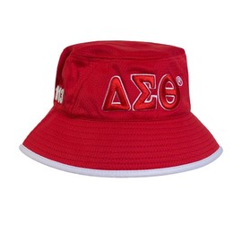 Delta Sigma Theta Floppy Bucket Hat Red