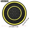 JUNAHAA Car Cup Coaster Universal Automotive Waterproof Non-Slip Cup Holders