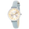Sun Flame J-Axis Stone, Sunray, Dull Color Wristwatch, blue