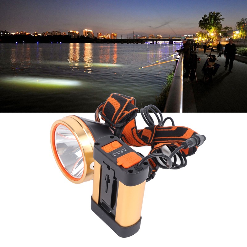 Bright Head Light Waterproof Angle Adjustable Lightweight Multifunctional LED Headlamp