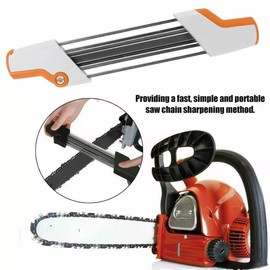 HAKSAI Chainsaw Sharpener, Chainsaw File for Stihl, Portable, Polishing, Simple, 0.16 inches (4.0 mm), Accessory Tool, Metal