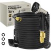 Garden 100FT HEAVY DUTY EXPANDABLE GARDEN HOSE 3-LAYER FLEXIBLE PIPE