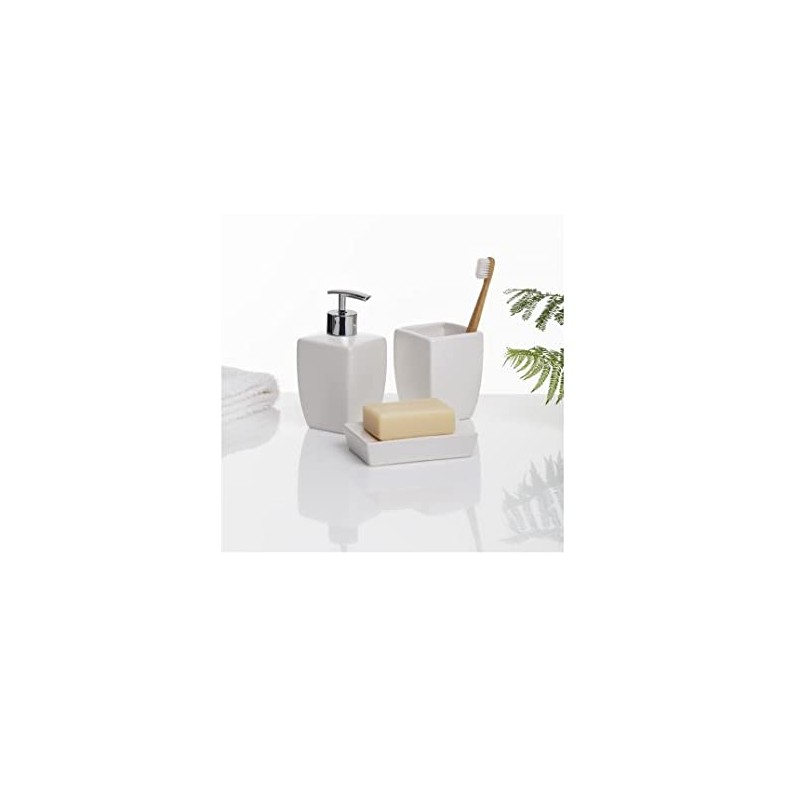 Tatay Thai Soap Dish, ABS, White, One Size