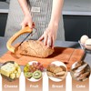 RAPSAKEMOH Sourdough bread knife, Bread slicer for homemade bread,15.7" Serrated,