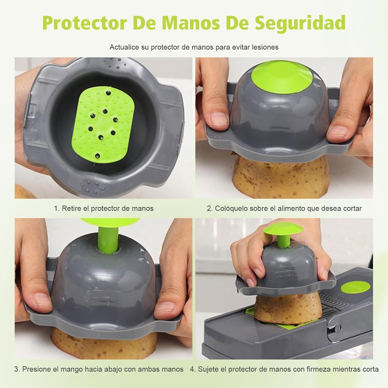 Cortador de Verduras 15 en 1 Yolispa 2512477-610MX-CCY Rayador y