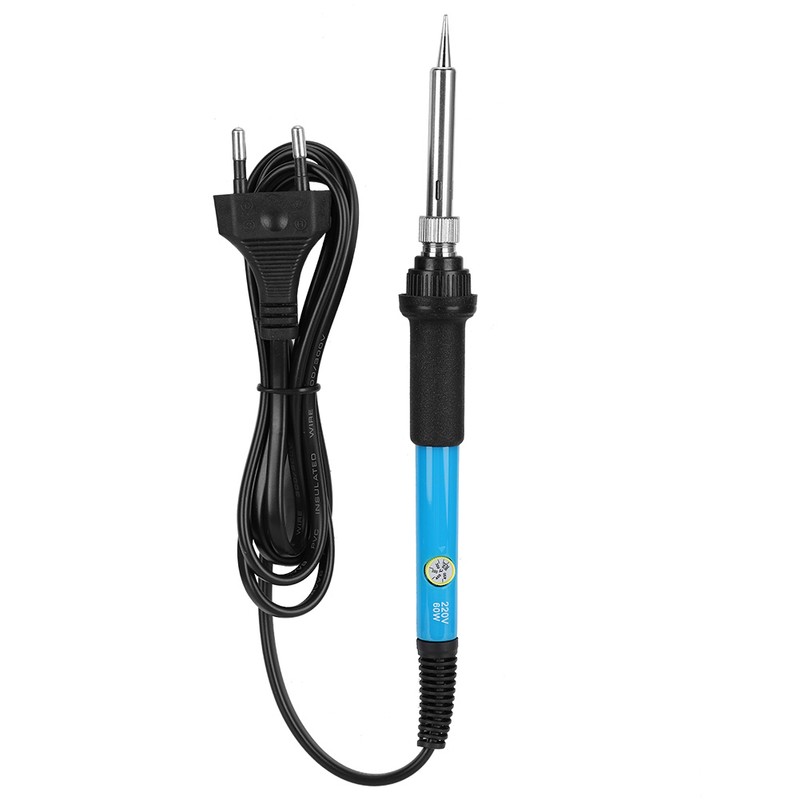 19pcs 60W Adjustable Temperature Soldering Iron Kit with Tip Stand