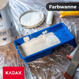 KADAX Paint Tray, Paint Tray Made of Plastic, Painter Paint Tray with Practical Small Handle, Paint Tray, Light Painter Accessory