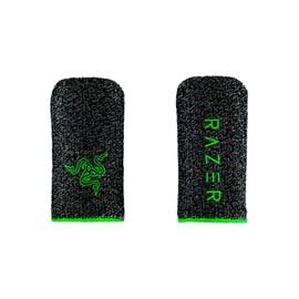 Razer Gaming Finger Sleeve - Non-Slip Finger Sleeve for Mobile Gaming (Lightwight and Breathable, Smooth and High Sensitivity Fabric, Wide Compatibility and Universal Fit) Black and Green
