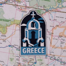 Greece Iron on Travel Patch - Great Souvenir or Gift for travellers