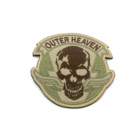 Patch Nation Outer Heaven Metal Gear Solid Embroidered Airsoft Velcro Patch (Brown)