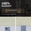 100% Blackout Linen Textured Curtains 84 Inch Length 2 Panels
