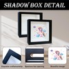 Children Saving Money Shadow Box Frame, Girl Piggy Bank Box