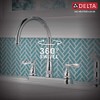 Delta Windemere Chrome Kitchen Faucet with Side Sprayer, Traditional 4