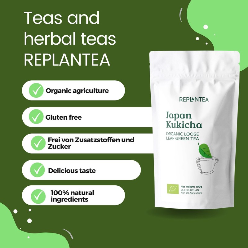 Kukicha Tea Organic 100g (50 Cups) | Japanese Green Loose