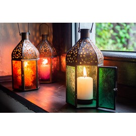 Nipter Votive candles, pillar candles, advent candles, white, diameter approx. 3.5 cm, height 8 cm, odourless, burning time 9h, set of 4 (1 box)