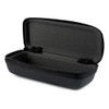 テーシーケース メガネケース おしゃれ ガジェットポーチ ハード ケース ファスナー式 EVA ポリウレタン ブラック