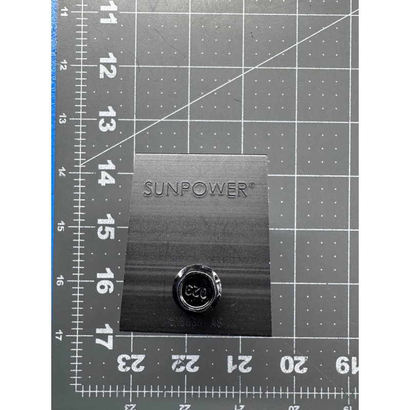 SunPower 518636 End Clamp, Wedge, InvisiMount Assembly, Box of 4
